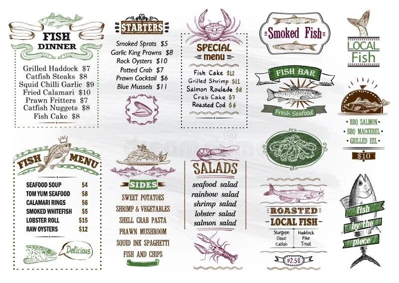 Рыбы нет меню. Фиш меню. fish menu. рыба меню.