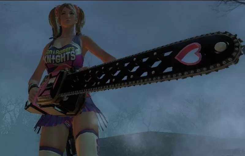 Lollipop Chainsaw 2. Lollipop Chainsaw черлидерша.