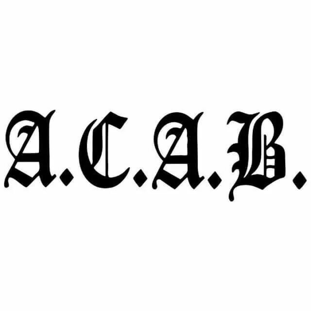 Acab значение. Акаб. тату асаб. татуировка acab. acab надпись.