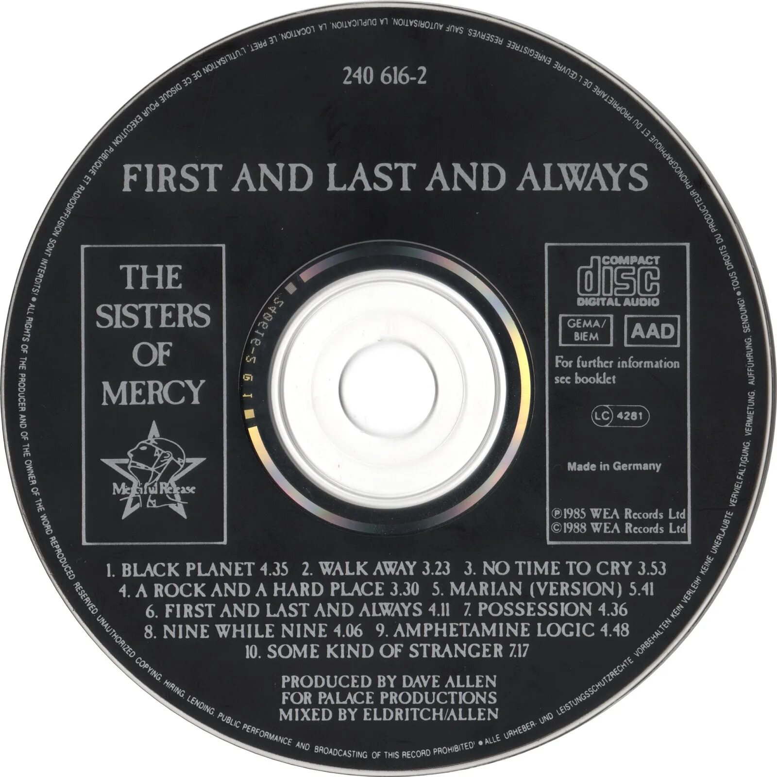 First and last and always. The sisters of mercy 1985. 1985 first &amp; last &amp; always. the sisters of mercy first and last and always. группа the sisters of mercy.
