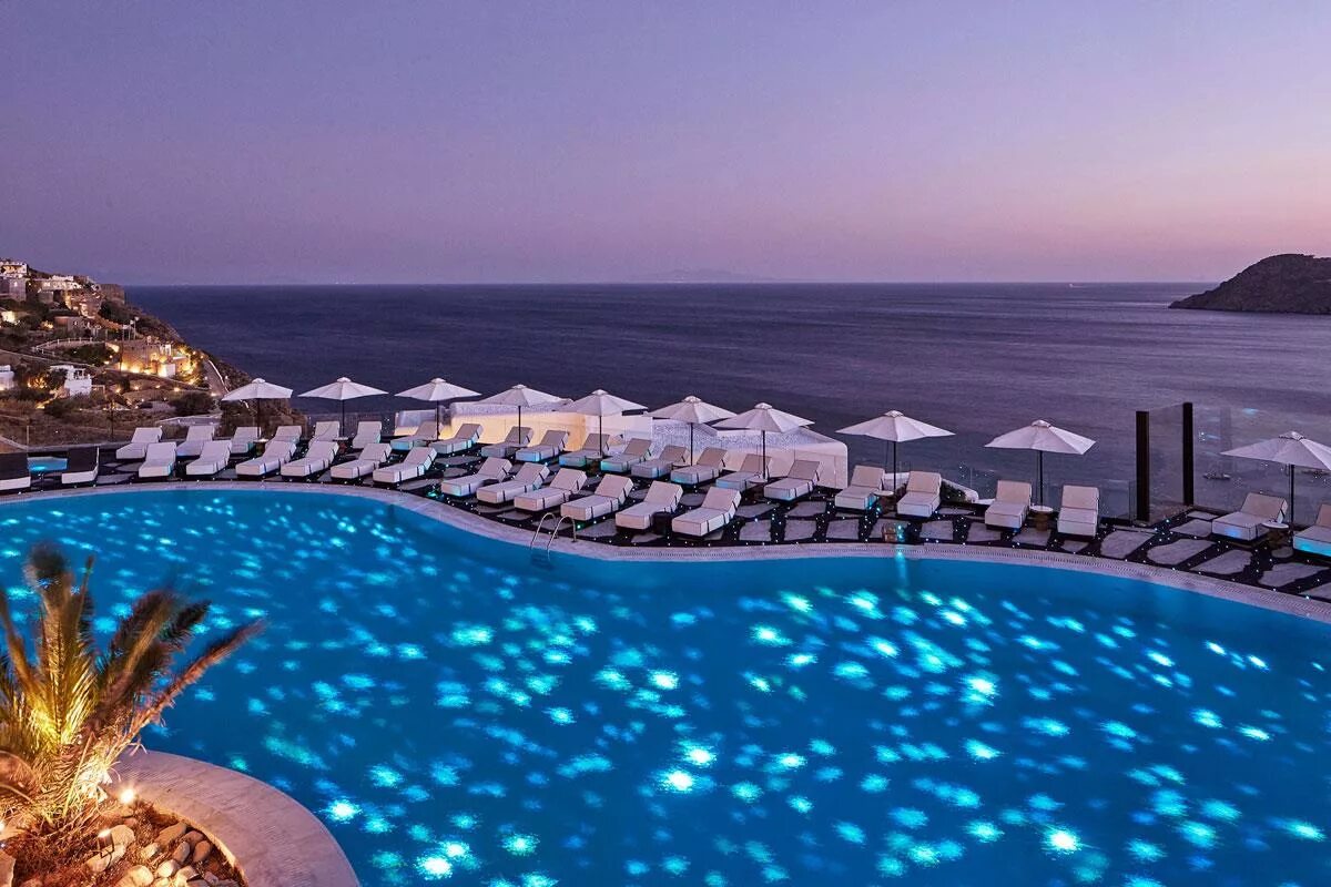 Греческие отели. Миконос Myconian Royal 5*. Греция отели 5 звезд. Греция 5 звезд отели Luxury Resort. Фоделе Бич Греция.
