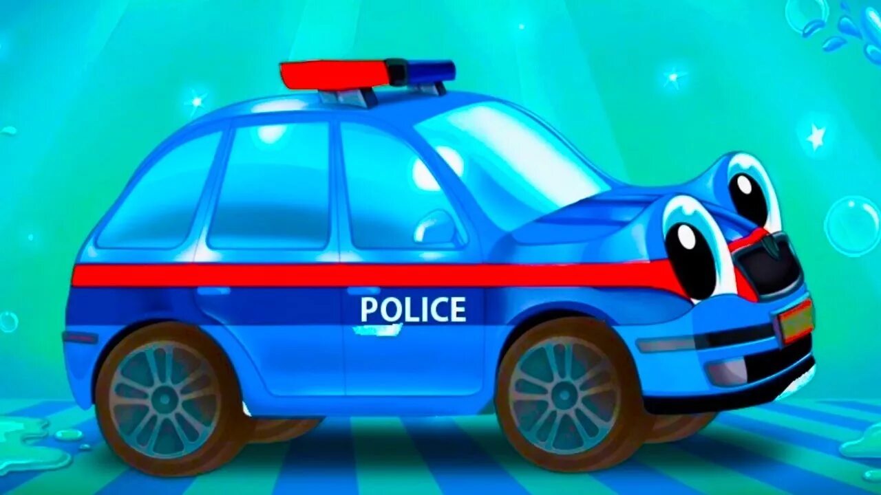 Машинки для мальчиков. Полицейская машина в мультфильме. Про полицейскую машину для мальчиков