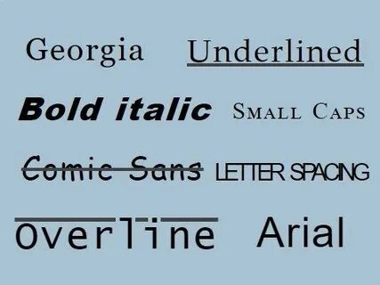 Font style html