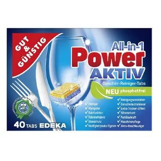 Таблетки для посудомоечной машины power