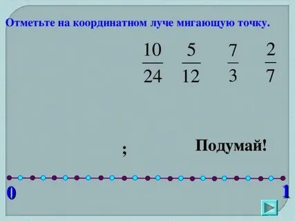 Какая из точек лежит правее на координатном