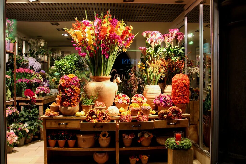Видео цветочных магазинов