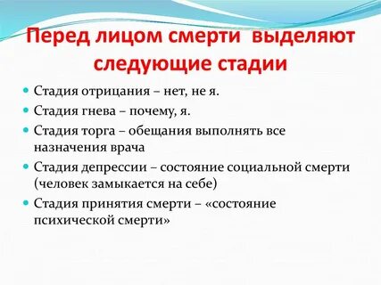 Четыре стадии рождения