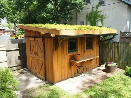 Красивый сарай своими руками