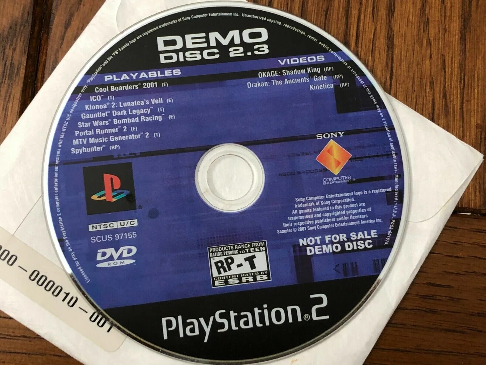 Диск ps 2
