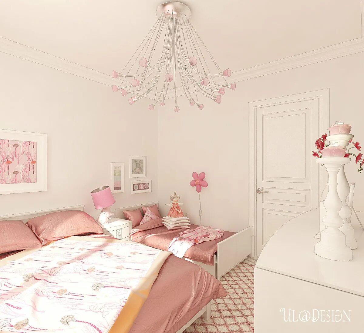 Папа мама спальня. Детская в бежево розовых тонах. Комната для мамы. Спальня для мамы. Комната спальня для мамы и Дочки.