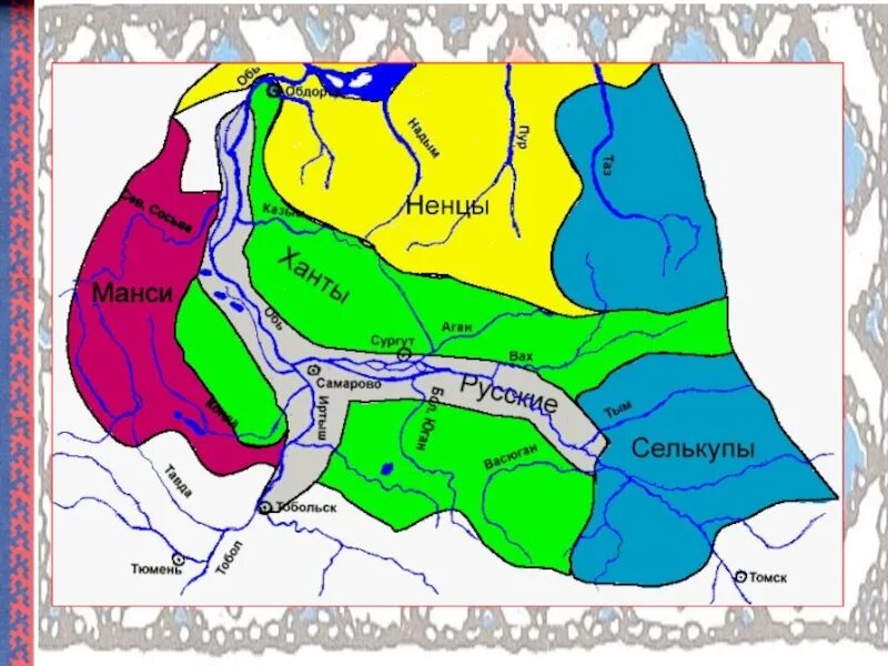 Территория расселения ненцев. Ненцы карта расселения. Селькупы территория проживания.