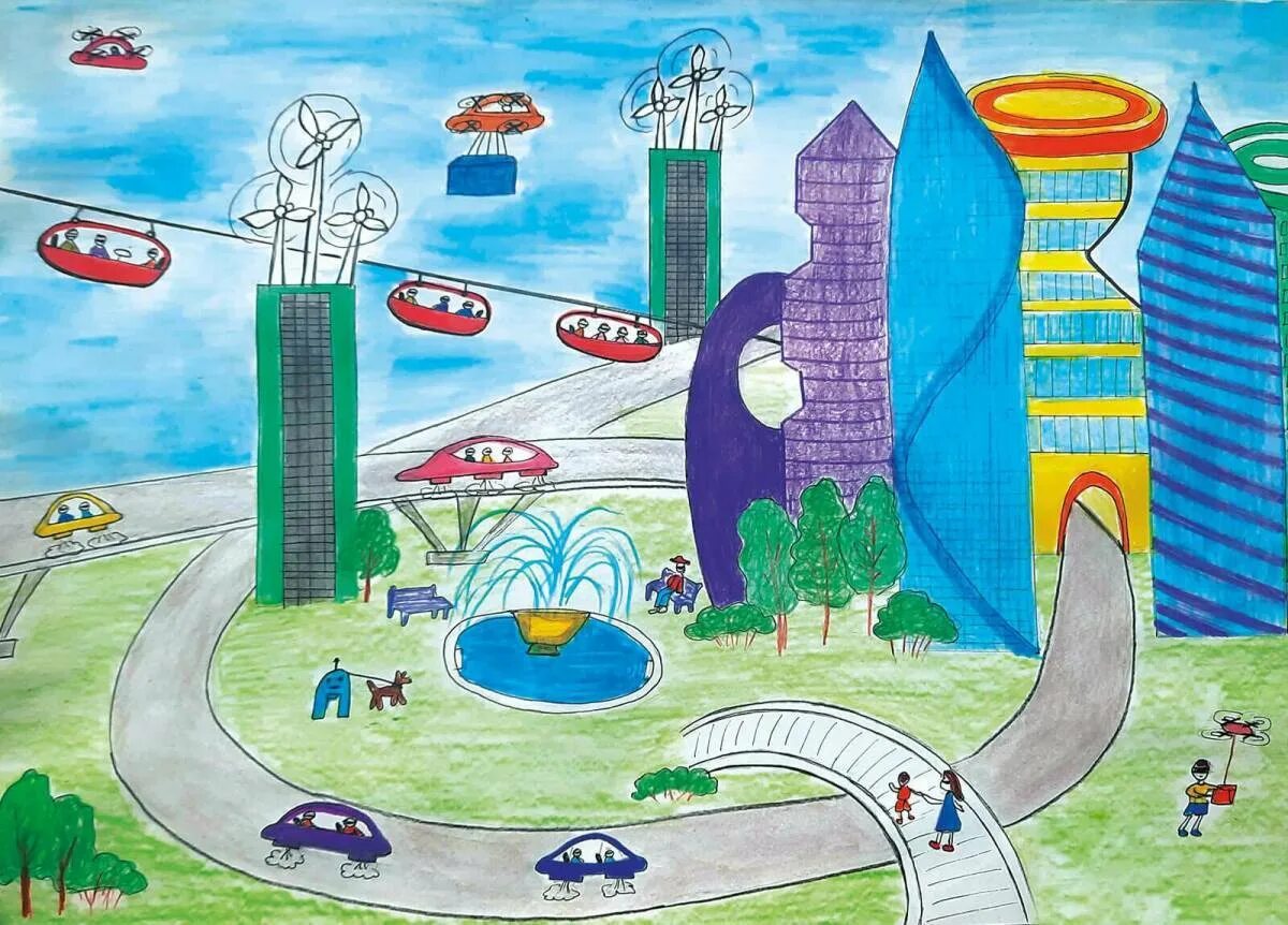 Город будущего глазами. Будущее рисунок. Город будущего рисунок. Город будущего детские рисунки. Рисунок на тему город будущего.