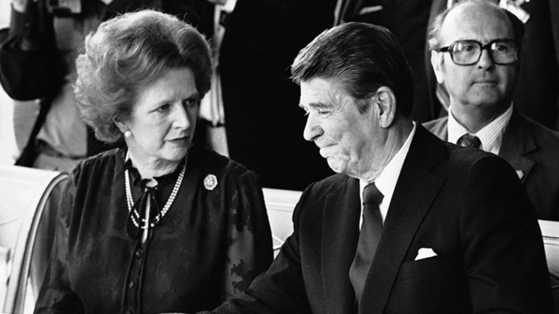 Margaret Thatcher Рональд Рейган. Переговоры рейгана и коля