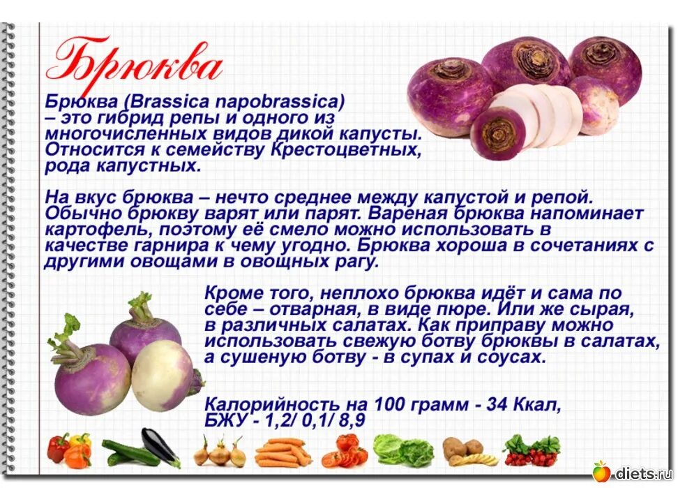 Брюква Brassica napobrassica. Забытые овощи. Витамины брюква. Сказка про брюкву. Репа калорийность