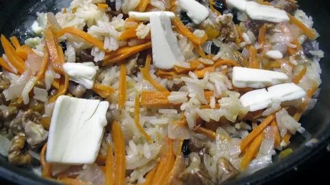 Плов без мяса в мультиварке