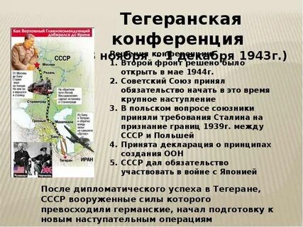 Тегеранская конференция суть