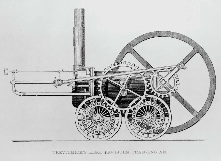 Паровая машина Ричарда Тревисика.