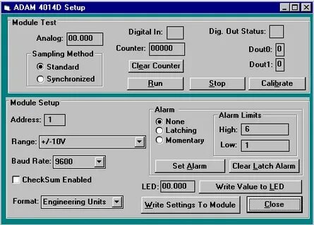 Module setup
