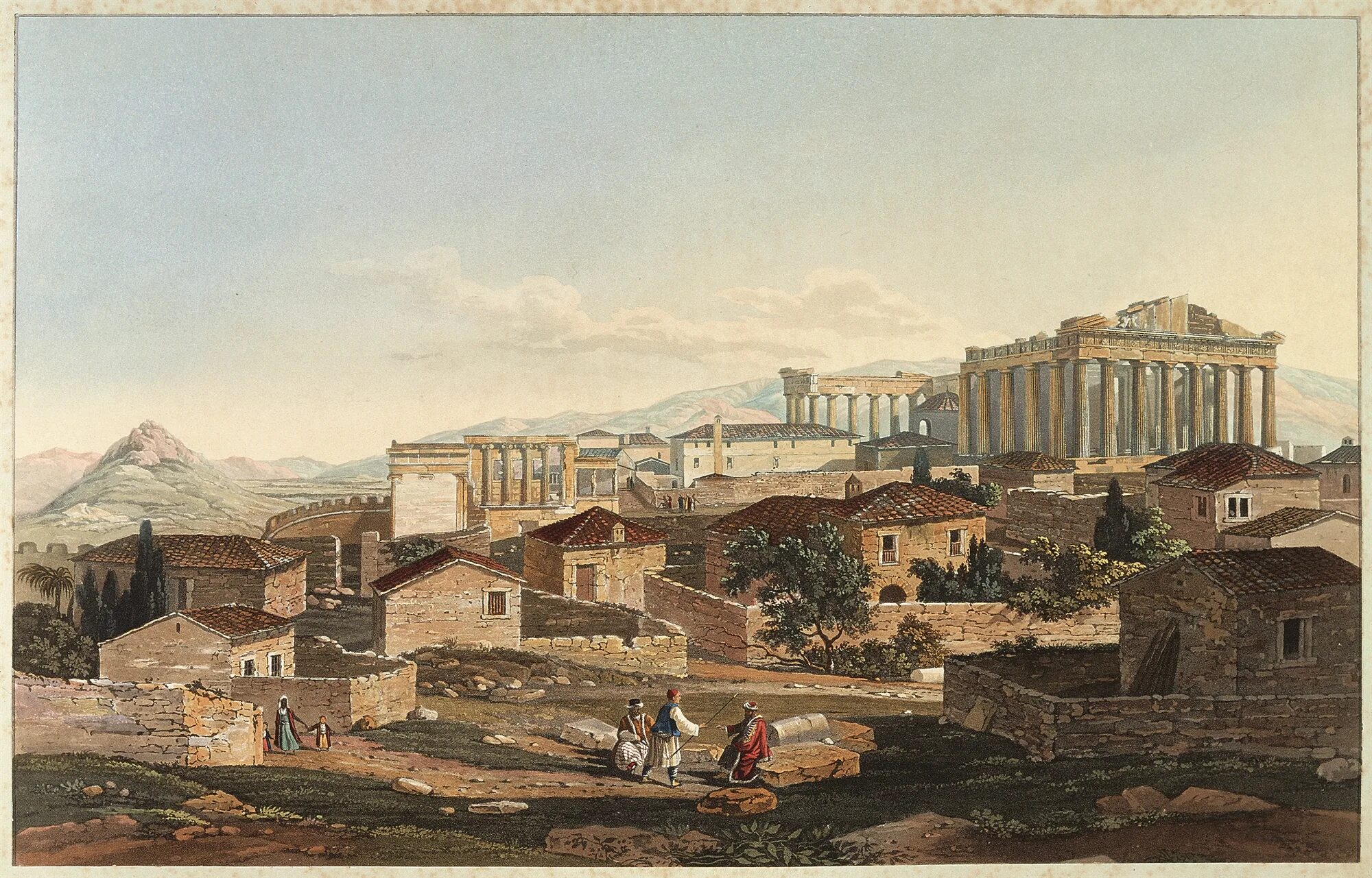 Афинский Акрополь (реконструкция Лео фон Кленце, 1846 г.). Акрополь в Риме. Афинский Акрополь реконструкция Лео фон Кленце. Акрополь в древней Греции.