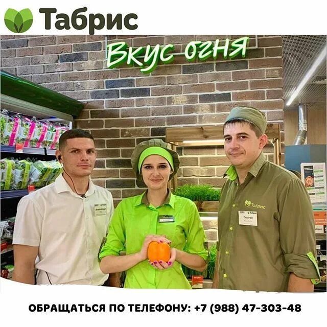 работа в табрисе краснодар