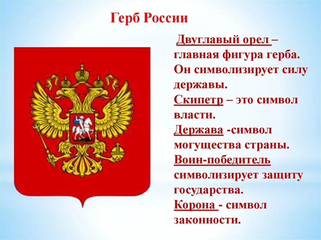 Символы россии музыка 5. Герб России. Двуглавый Орел символ России. Символы России герб. Что означает герб России.