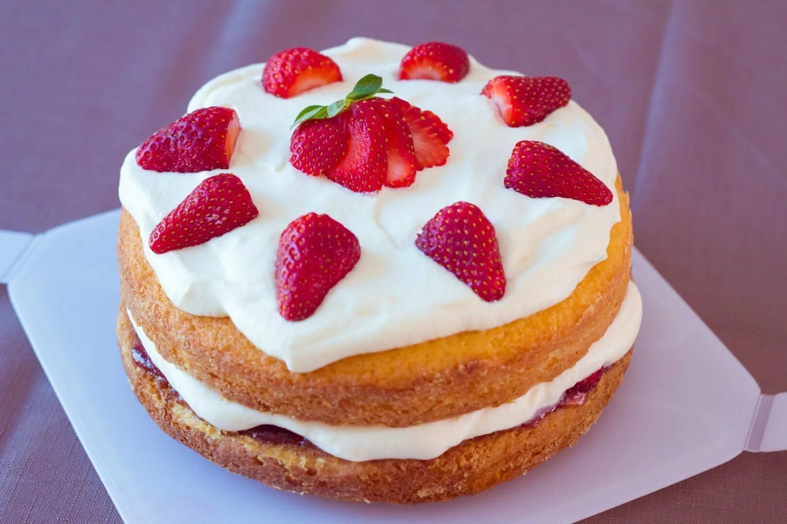 Victoria Sponge. Бисквит для торта. Легкий бисквитный торт