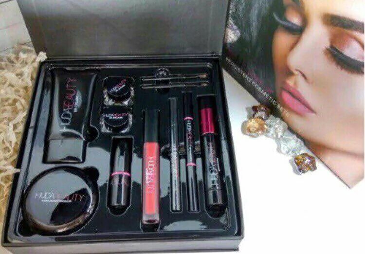 Huda Beauty набор 5 в 1. Huda Beauty подарочный набор. Beautiful 1 9