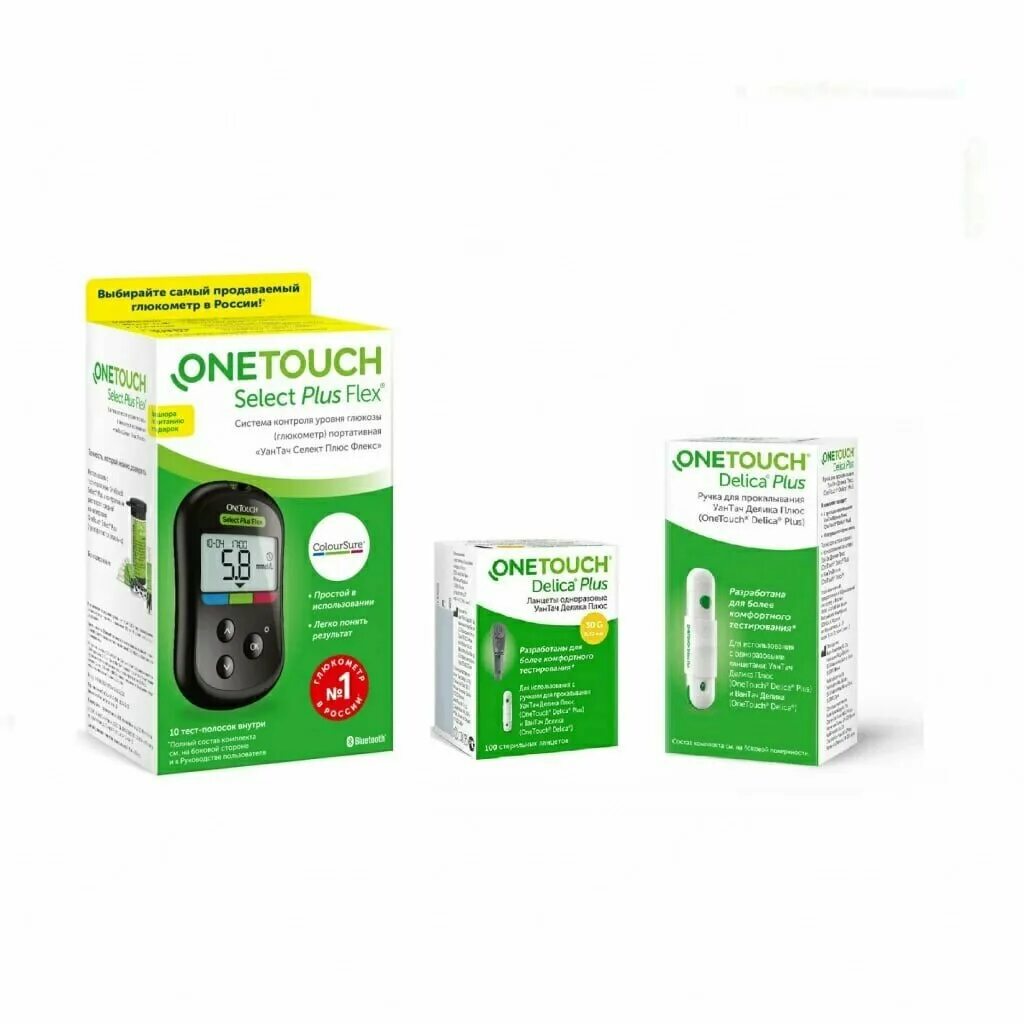 Глюкометр ONETOUCH select® Plus Flex. ONETOUCH select Plus Flex ручка. Ручка глюкометр Ван тач Селект плюс. Ланцеты ONETOUCH Delica Plus №100. Ланцеты селект плюс