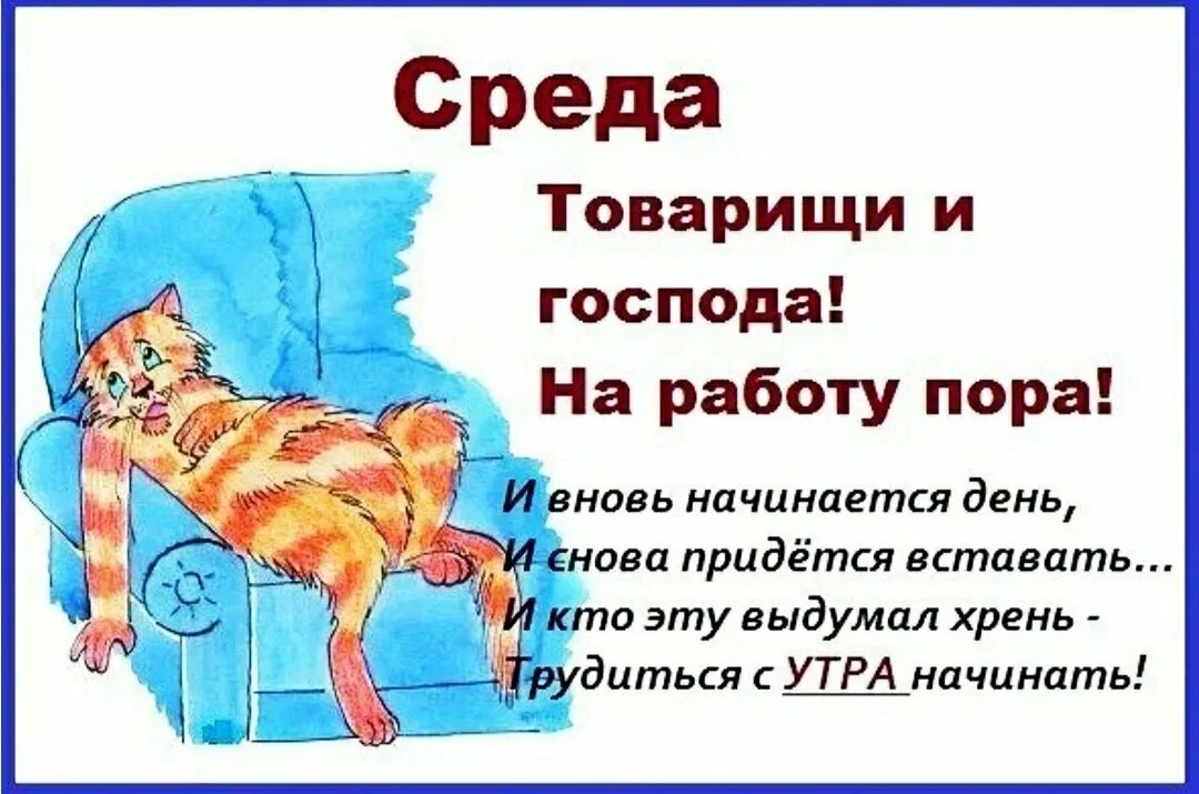 Доброе утро среда пришла неделя прошла