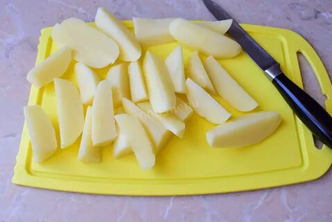 Картофель брусочками