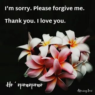 The Ho’oponopono Hawaiian Forgiveness Prayer Zoe Lumiere.