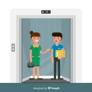 Мальчик стоит в лифте