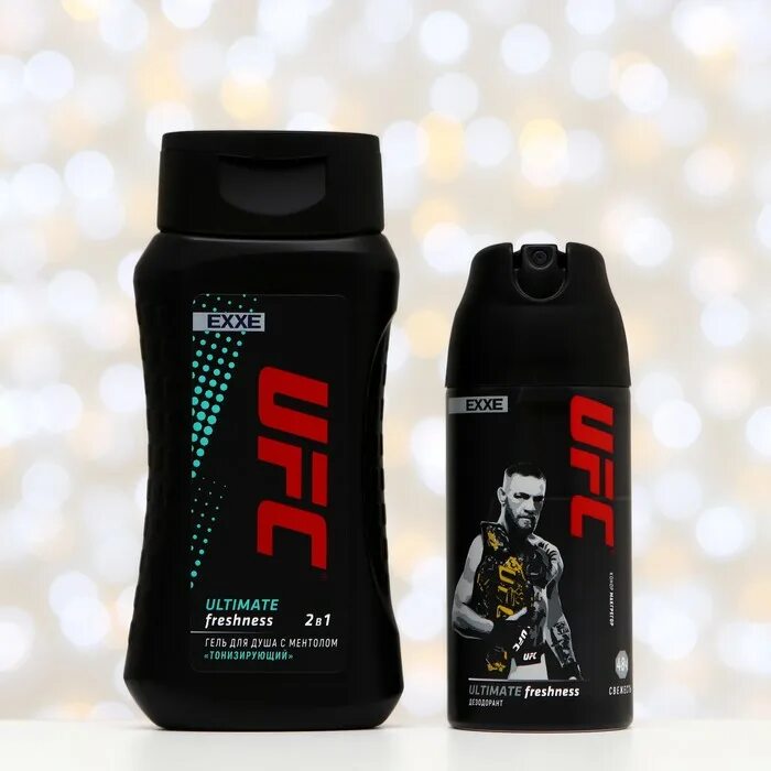 Гель для душа дезодорант. Дезодорант UFC X Exxe Ultimate freshness. UFC Exxe набор. UFC X Exxe гель для душа. Гель д/душа UFC X Exxe тонизирующий 400 мл(150мл в подарок).