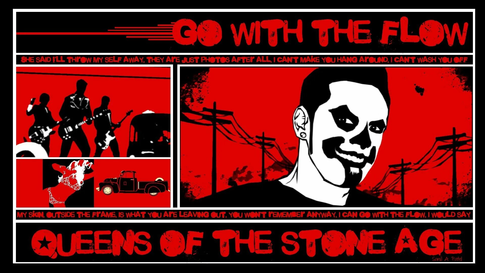 Go with the flow. Группа Queens of the Stone age. Queens of the Stone age go with the Flow. Queens of the Stone age go with the Flow album. Queens of the Stone обложка.