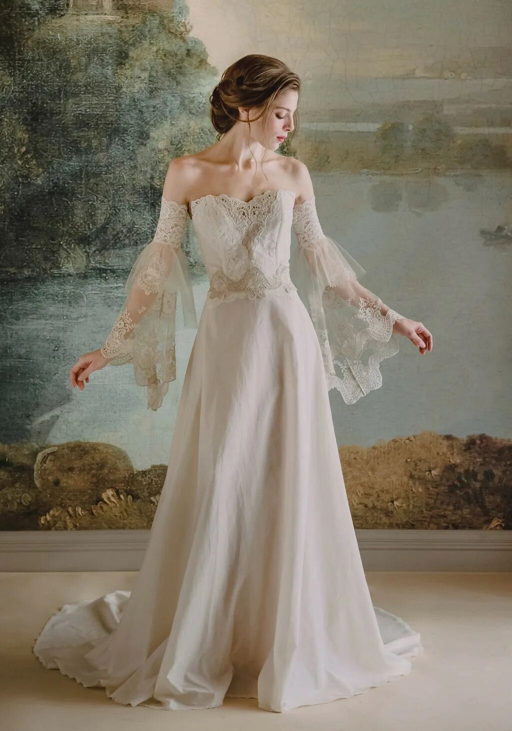 Claire Pettibone Свадебные платья. Claire Pettibone Wedding Gown. Свадебное платье в эльфийском стиле. Романтичное свадебное платье. Как любить свою эльфийскую невесту