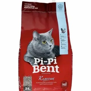 Кошачий наполнитель комкующийся pi pi bent