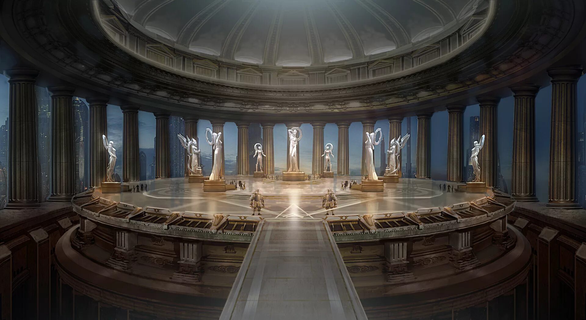Hall of ancient