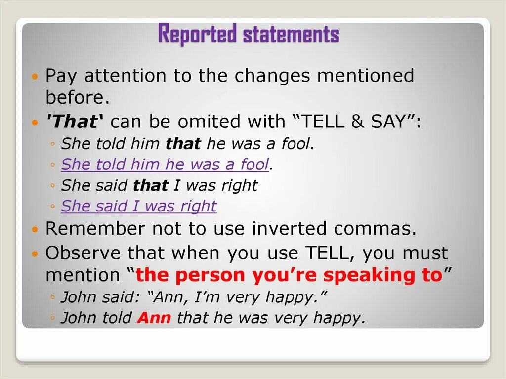 Reported statements he works in a bank. Reported statements. reported speech reported statements. reported statements правило. reported speech statements and questions.