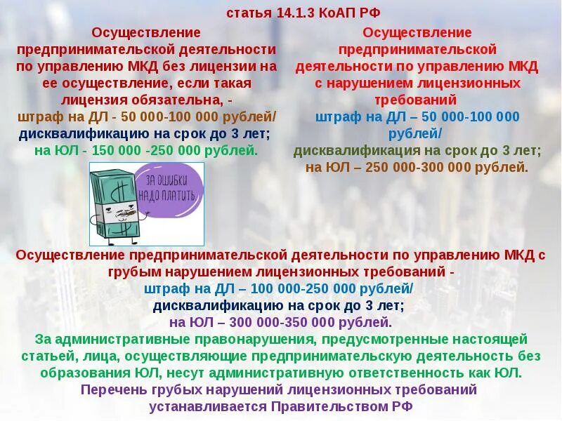 Статья 14 г. Закон № 170-ФЗ «О. Статья 14. Закон 60-ФЗ.