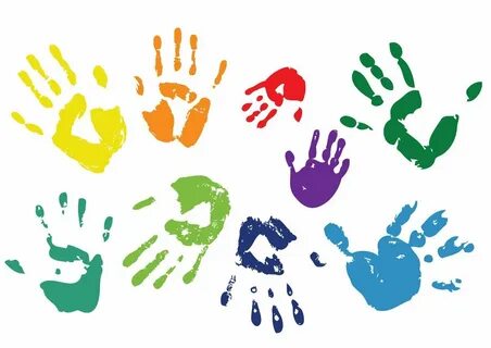 Colorful hands