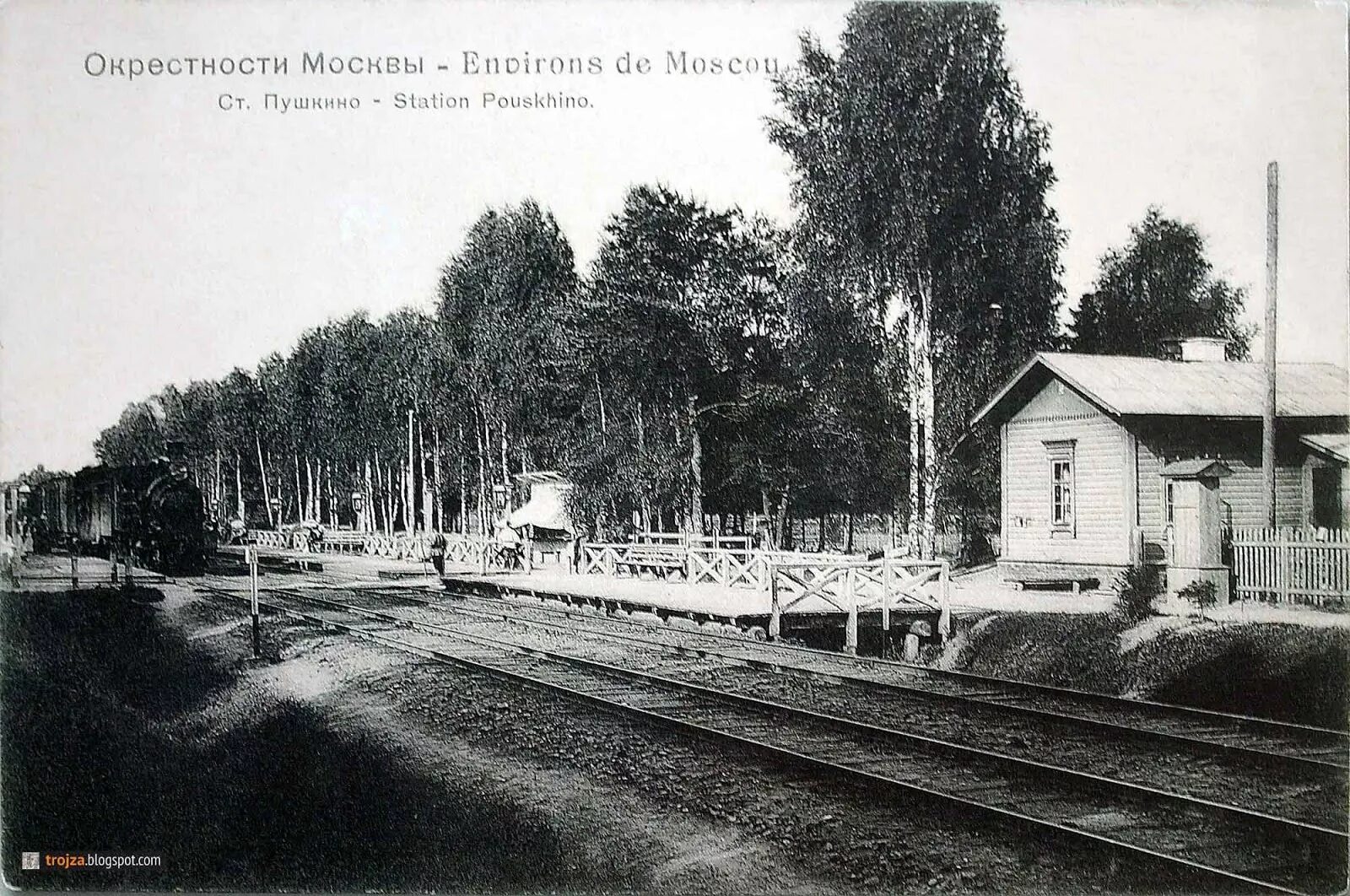 Станция Подмосковная 1910. Пушкино Московская область 19 век. Станция Пушкино 19 век. ЖД станция Клязьма.