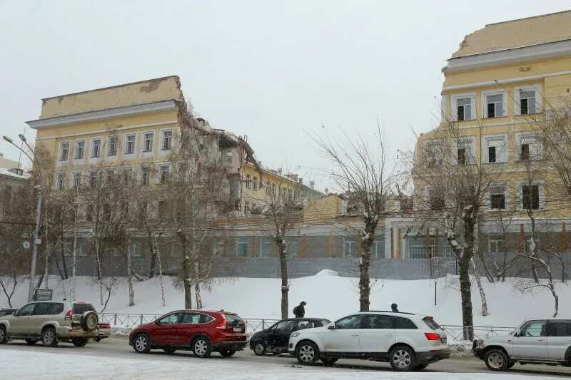 Проект фасадов "Школы НКВД" в г.Новосибирске