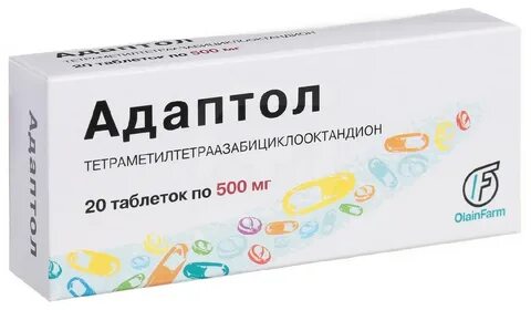 Адаптол 500 инструкция по применению