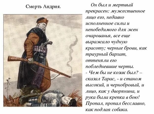 Андрий во время осады дубно