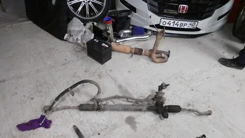 Замена рулевой рейки хонда