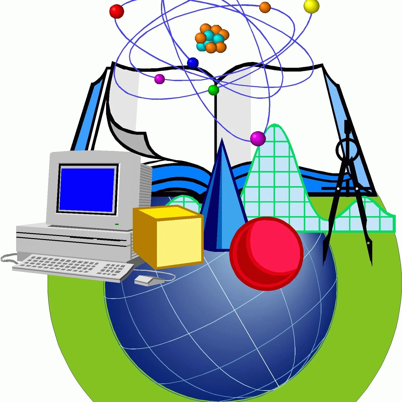 Школьный предмет технологии. Эмблема по информатике. Информатика картинки. Математика физика Информатика. Эмблема физики и математики.