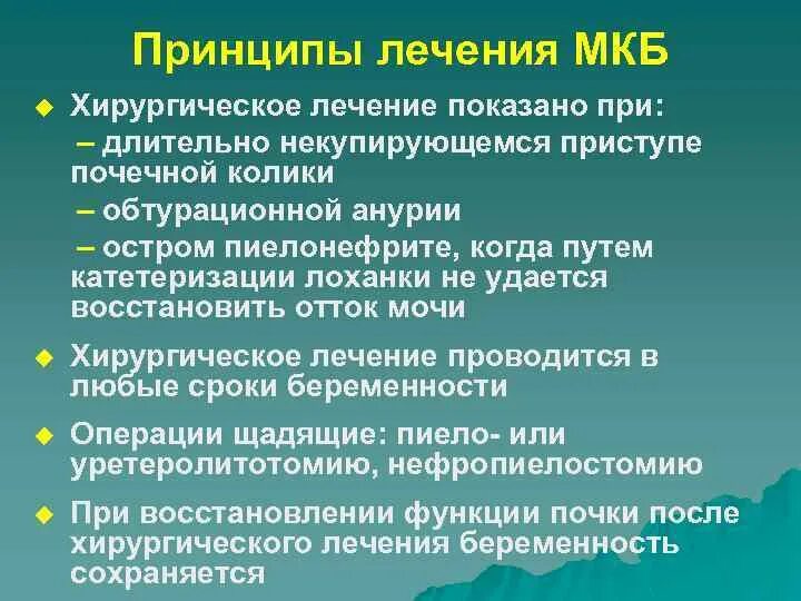 Принципы лечения мкб. Перечислите принципы лечения мкб.. Хирургическое лечение мкб. Лечение мкб почек.