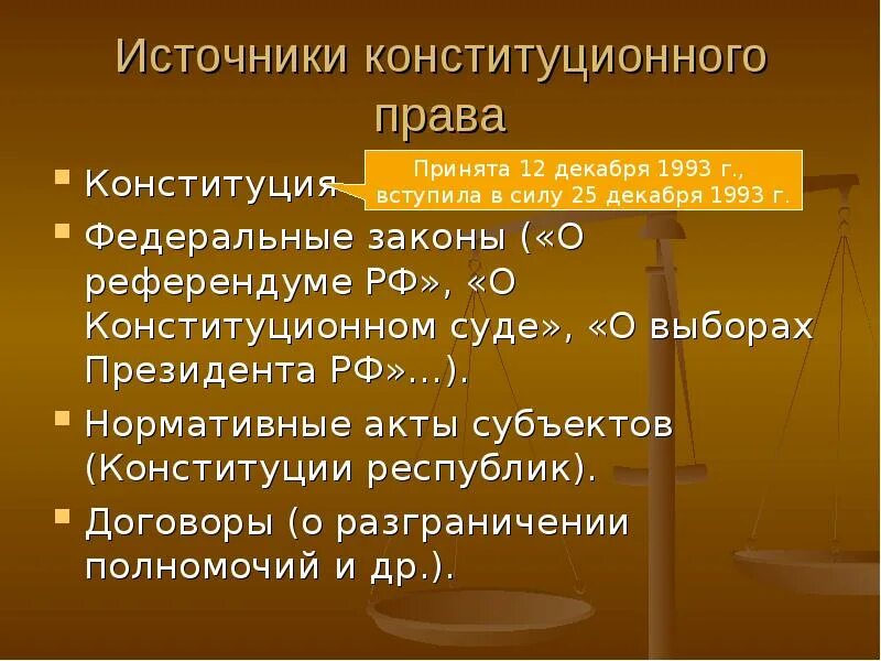 Юридическая сила конституционного суда рф