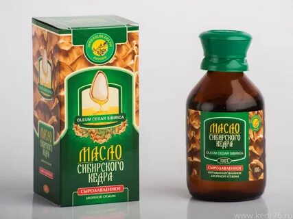 Отжим кедрового масла