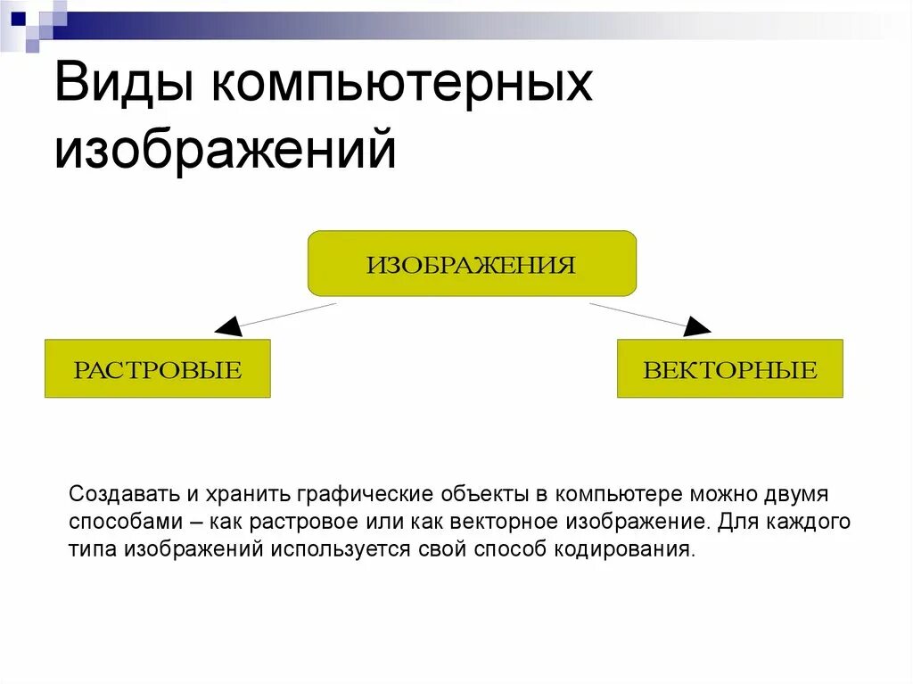 Виды изображений